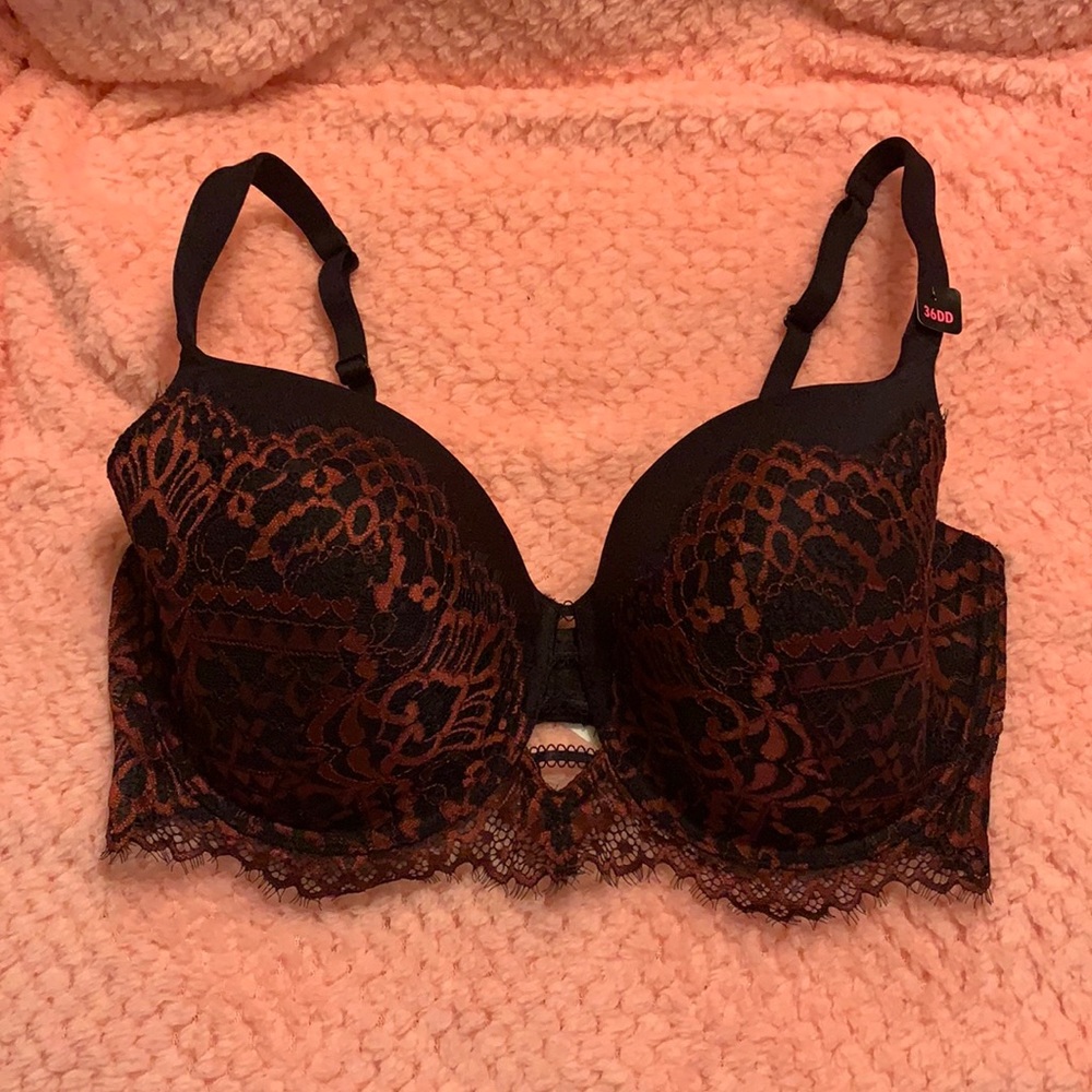 Red & Black La Senza Bra